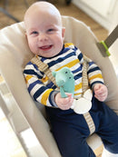 Tikiri Krokodille - Helstøbt Biderangle / Gummidyr - Fra 0 år. - Billede 1