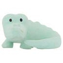 Tikiri Krokodille - Helstøbt Biderangle / Gummidyr - Fra 0 år. - Billede 1