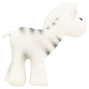 Tikiri Zebra - Helstøbt Biderangle / Gummidyr - Fra 0 år. - Billede 1