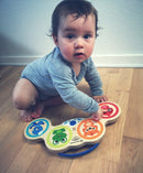 Hape + Baby Einstein - Magic Touch Drums - Fra 6 mdr. - Billede 1