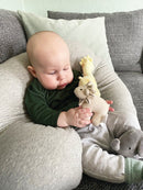 Tikiri Tøjdyr - Blød Økologisk Elefant - H:10 cm - Fra 0 år. - Billede 1