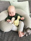 Tikiri Tøjdyr - Blød Økologisk Elefant - H:10 cm - Fra 0 år. - Billede 1