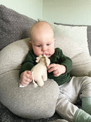 Tikiri Tøjdyr - Blød Økologisk Løve - H:9 cm - Fra 0 år. - Billede 1