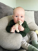 Tikiri Tøjdyr - Blød Økologisk Løve - H:9 cm - Fra 0 år. - Billede 1