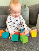 EduShape Byggeklodser med tekstur - Prisvinder - 10 dele - Fra 0 år. - Billede 1