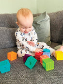 EduShape Byggeklodser med tekstur - Prisvinder - 10 dele - Fra 0 år. - Billede 1