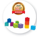 EduShape Byggeklodser med tekstur - Prisvinder - 10 dele - Fra 0 år. - Billede 1