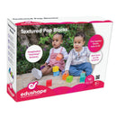 EduShape Byggeklodser med tekstur - Prisvinder - 10 dele - Fra 0 år. - Billede 1