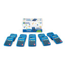 Lommeregnersæt i blå - 10 stk - Learning Resources - Fra 3 år. - Billede 1