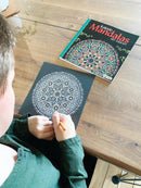 Malebog - Mandalas Art Therapy - Sort - Unicorn - Billede 1