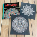 Malebog - Mandalas Art Therapy - Sort - Unicorn - Billede 1