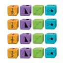 Matematiske Terninger - Brøkregning  - Dåse med 16 stk - Fra 6 år. - Billede 1