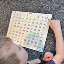 Pappuslespil Tal 1-100  - 100 brikker