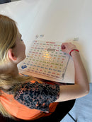 Matematiske Puslespil i pap - 5 stk - Fra 6 år.