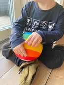 Skumbold - Ø: 15 cm - Regnbue farvet - Billede 1