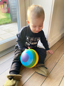 Skumbold - Ø: 15 cm - Regnbue farvet - Billede 1