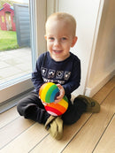 Skumbold - Ø: 9 cm - Regnbue farvet - Billede 1