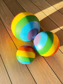 Skumbold - Ø: 9 cm - Regnbue farvet - Billede 1