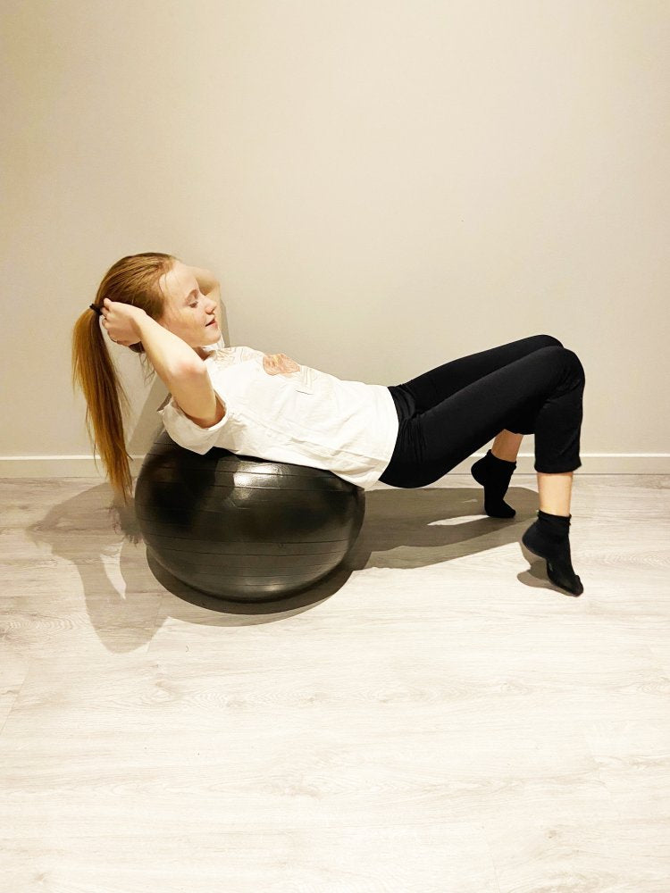 Yogabold / Træningsbold / Fitnessbold - 1 stk - Ø:55 cm. - Billede 1