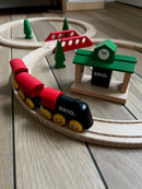 BRIO 33028 - Togbane - Klassisk 8-tals togsæt med 22 dele - Fra 2 år