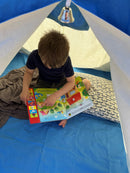 BS Toys Indianer Tipi - Blå/Hvid - Fra 3-5 år.