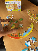 Gulvpuslespil fra Beleduc - De 4 Årstider - 49 brikker.