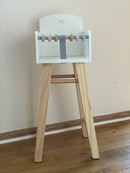 Byastrup Dukke Højstol - Hvid - træ - Fra 3 år.