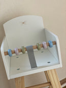 Byastrup Dukke Højstol - Hvid - træ - Fra 3 år.