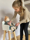 Byastrup Dukke Højstol - Hvid - træ - Fra 3 år.