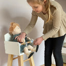 Byastrup Dukke Højstol - Hvid - træ - Fra 3 år.