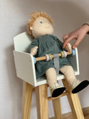 Byastrup Dukke Højstol - Hvid - træ - Fra 3 år.