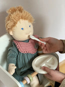 Byastrup Dukke Højstol - Hvid - træ - Fra 3 år.