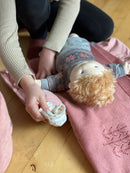 Byastrup Dukke Pusletaske - Rygsæk - Rød- Fra 3 år.