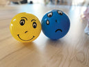 Humørbolde - sæt med 6 bolde med forskellige ansigtsudtryk. - Billede 1
