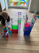 Connetix - Magnetisk Kuglebane - Pastelfarver - 106 dele.