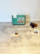 Connetix - Magnetisk Kuglebane - Regnbuefarver - 92 dele.