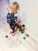 Connetix - Magnetisk Kuglebane - Regnbuefarver - 92 dele.