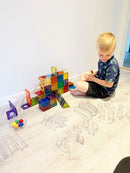 Connetix - Magnetisk Kuglebane - Regnbuefarver - 92 dele.