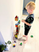 Connetix - Magnetisk Kuglebane - Regnbuefarver - 92 dele.