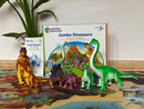 Jumbo Dyresæt: Dinosaur Mødre & Unger - 6 stk - Fra 3 år.