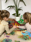 Jumbo Dyresæt: Dinosaur Mødre & Unger - 6 stk - Fra 3 år.