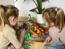 Jumbo Dyresæt: Dinosaur Mødre & Unger - 6 stk - Fra 3 år.