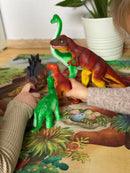 Jumbo Dyresæt: Dinosaur Mødre & Unger - 6 stk - Fra 3 år.
