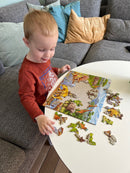 Puslespil i pap - 65 brikker Savanne