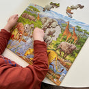 Puslespil i pap - 65 brikker Savanne