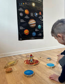 Freckled Frog - Solsystemet i træ - 12 dele - Fra 2 år.