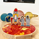 Freckled Frog - Solsystemet i træ - 12 dele - Fra 2 år.