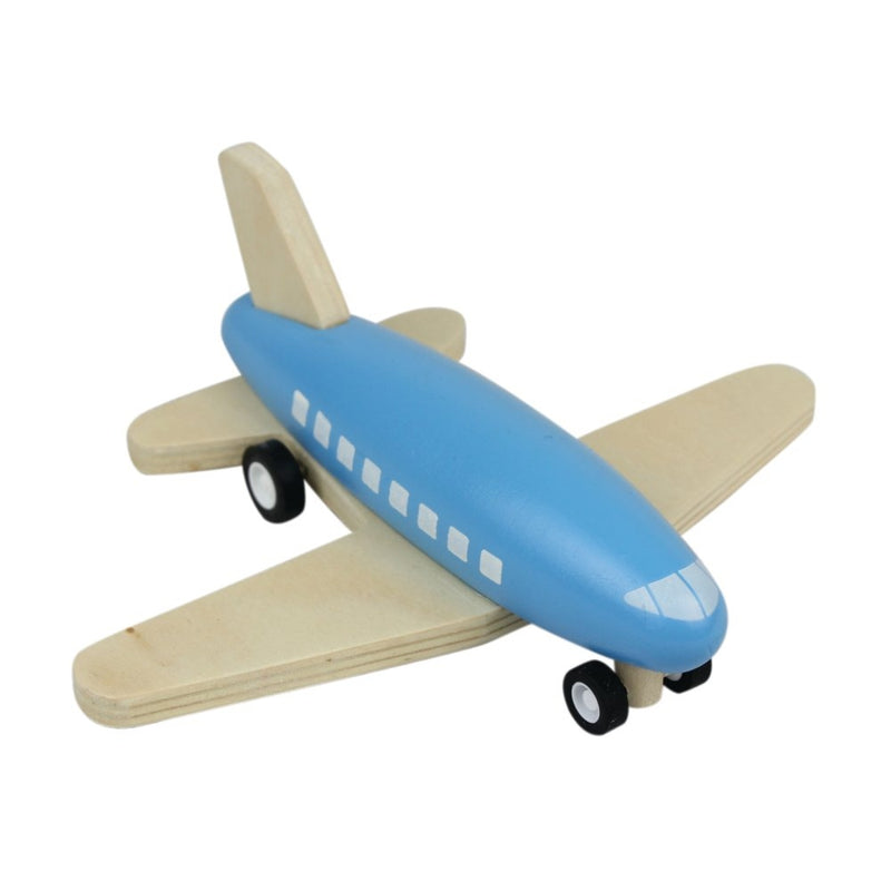 BS Toys Flyver i træ - Blå farve - Fra 3 år. - Billede 1