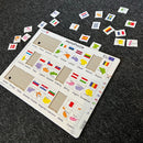 Lande/Flag Memo Puslespil i pap fra Larsen - 27 brikker.