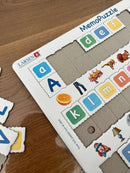 ABC Memo Puslespil i pap fra Larsen - 29 brikker.